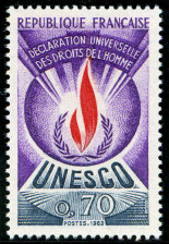 Image du timbre Déclaration universelle des Droits de l'Homme 0,70 F