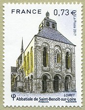 Image du timbre Abbatiale de Saint-Benoit-sur-Loire
