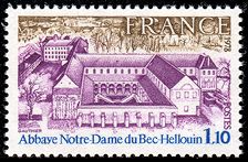 Image du timbre Abbaye Notre-Dame du Bec - Hellouin