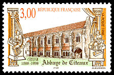 Image du timbre Abbaye de Cîteaux - Côte d'Or 1098-1998