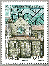 Image du timbre Abbaye de Pontigny - Yonne