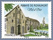 Image du timbre Abbaye de Royaumont - Val d'Oise