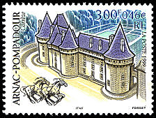 Image du timbre Arnac-Pompadour (Corrèze)