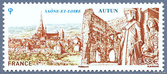 Image du timbre Autun - Saône-et-Loire