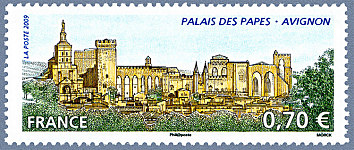 Image du timbre Palais des Papes - Avignon