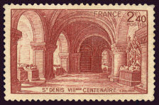 Image du timbre Basilique Saint DenisVIIIème centenaire