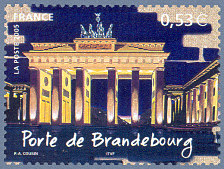 Image du timbre Porte de Brandebourg