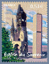 Image du timbre Église du souvenir