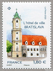Image du timbre L'Hôtel de Ville de Bratislava