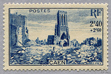 Image du timbre Caen ville martyreL´église Saint Jean