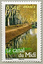Image du timbre Le canal du Midi