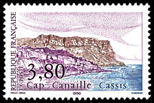 Image du timbre Le Cap Canaille à Cassis