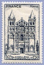 Image du timbre La cathédrale d'Angouleme