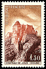 Image du timbre Château de Joux (Doubs)