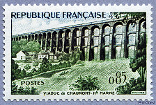 Image du timbre Le viaduc de Chaumont