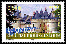 Image du timbre Le château de Chaumont-sur-Loire