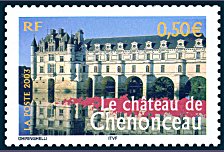 Image du timbre Le château de Chenonceau