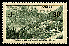 Image du timbre Route du col de l'Iseran (Savoie) Alt. 2769 m