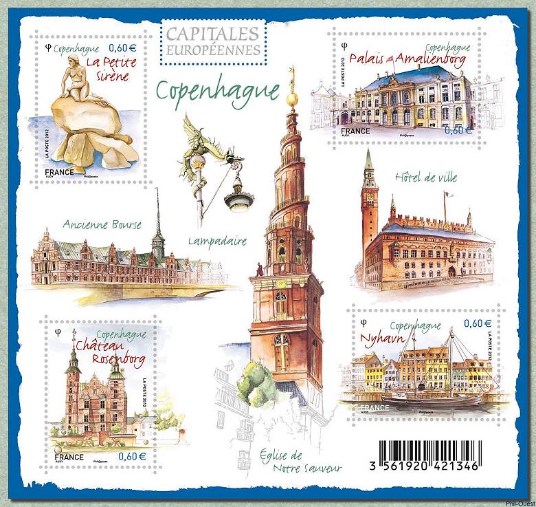 Image du timbre Capitales européennes - Copenhague