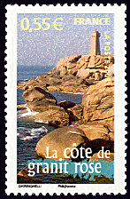 Image du timbre La côte de granit rose