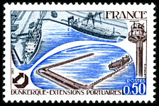 Image du timbre Dunkerque - Extensions portuaires
