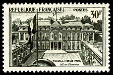 Image du timbre Palais de l´Elysée - Parisvert foncé 30F