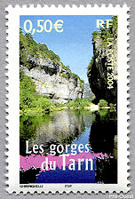 Image du timbre Les gorges du Tarn