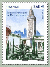 Image du timbre La Grande Mosquée de Paris- 1922-2012