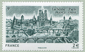 Image du timbre La Seine à Paris