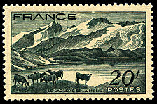 Image du timbre Le Lac Lérié et la Meije
