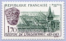 Image du timbre Abbaye de Landévennec 485-1985