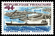 Image du timbre Le Havre - Écluse François 1er