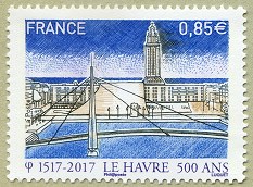 Image du timbre Le Havre 500 ans 1517-2017