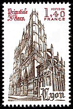Image du timbre LyonCathédrale primatiale Saint Jean