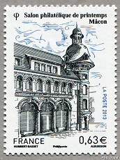 Image du timbre Mâcon - Salon Philatélique de Printemps