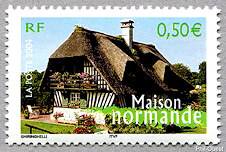 Image du timbre Maison normande