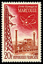 Image du timbre Centrale atomique de Marcoule