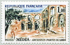 Image du timbre MédéaAnciennes portes de Lodi - Algérie