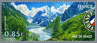 Image du timbre France - Mer de glace