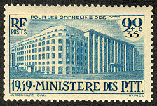 Image du timbre Ministère des PTTŒuvres des orphelins des PTT