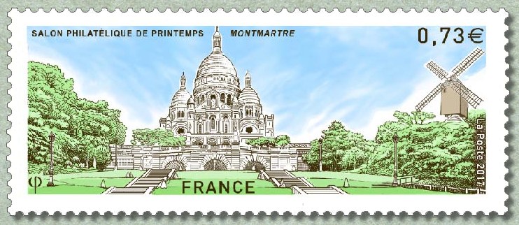 Image du timbre Salon Philatélique de Printemps - Montmartre
