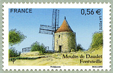 Image du timbre Moulin de Daudet - Fontvieille