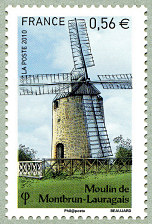 Image du timbre Moulin de Montbrun-Lauragais