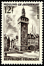 Image du timbre Moulins - Le jacquemart