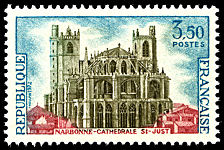 Image du timbre Narbonne - Cathédrale Saint Just