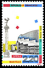 Image du timbre Opéra Bastille