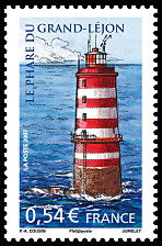 Image du timbre Le phare du Grand Léjon