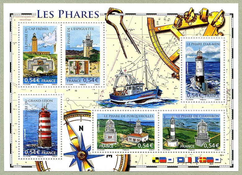 Image du timbre Les phares