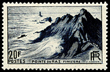 Image du timbre Pointe du Raz - Finistère