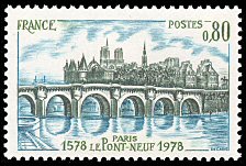 Image du timbre Le Pont-Neuf à Paris 1578-1978